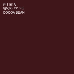 #41161A - Cocoa Bean Color Image